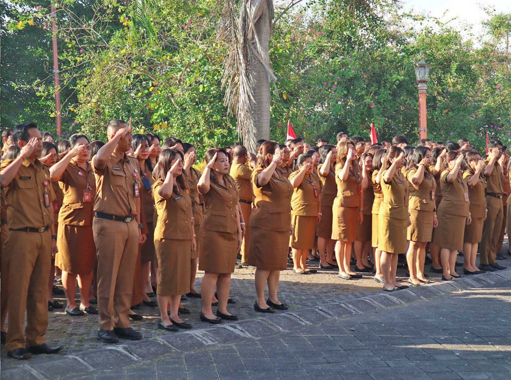 Pelaksanaan Kegiatan Apel Pagi Bapenda Kabupaten Badung